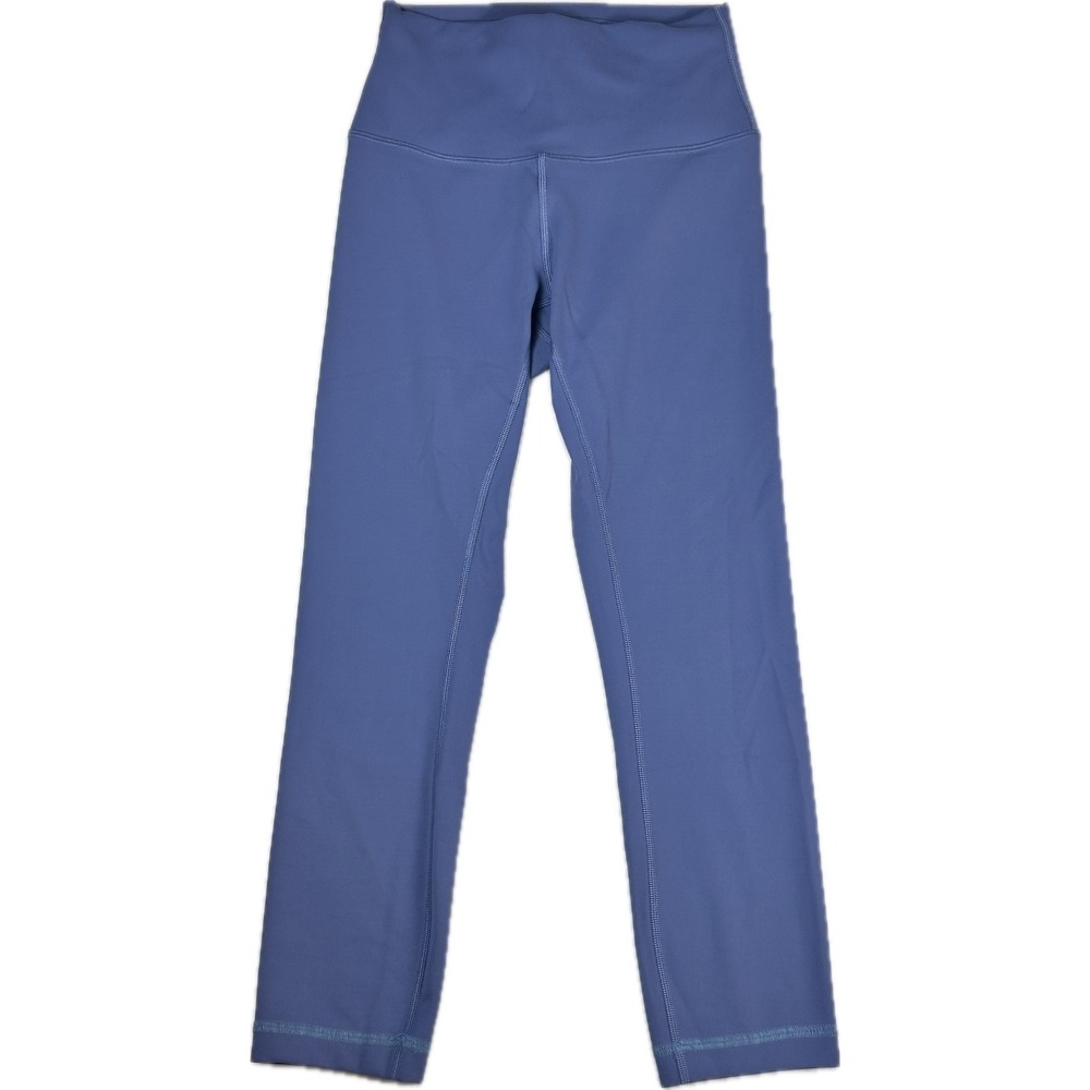 Lululemon Wunder Under High Rise Leggings Blue Size 4 Yoga Training Pants